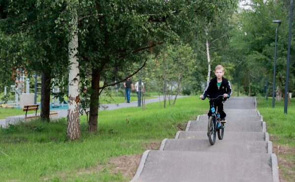 Благоустроенный сквер открылся на ул. Космической в Нижнем Новгороде