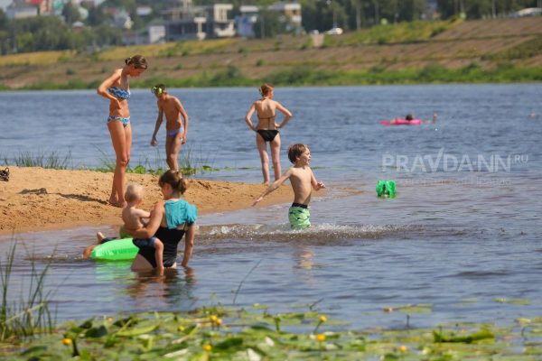 Купальный сезон в Нижнем Новгороде официально закончится 31 августа