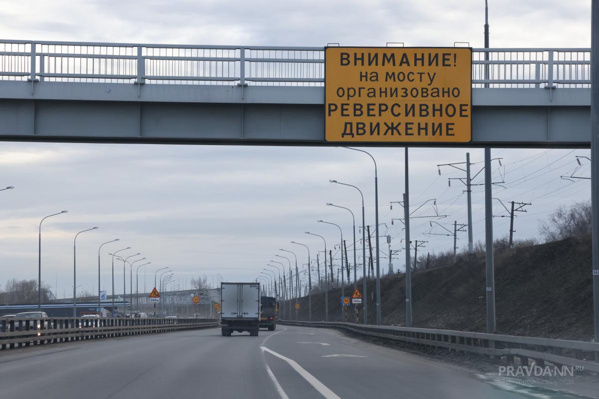 Движение по одной полосе Борского моста планируют запустить в конце ноября