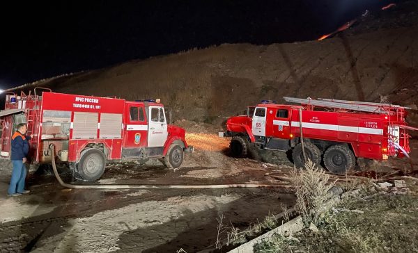 Площадь пожара на Богородском полигоне ТБО сократилась до 8 тысяч кв. метров