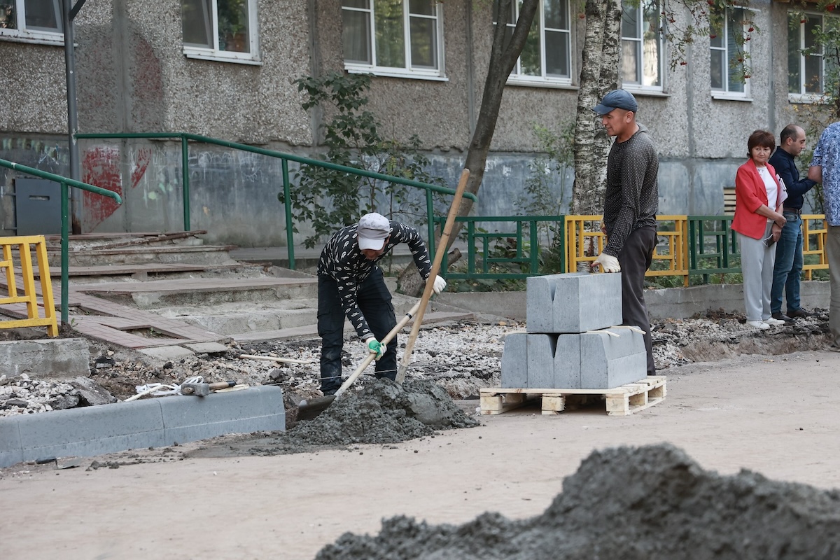 Двор на улице Кудьминской