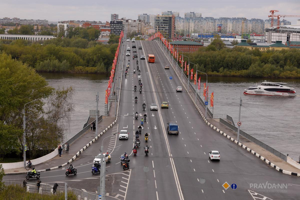 Движение по Метромосту и Канавинскому мосту ограничат из-за мотофестиваля