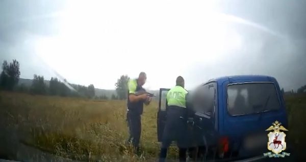 Пьяный водитель пытался скрыться в поле от полицейских в Нижегородской области