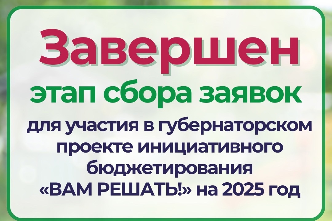 В Нижегородской области завершен сбор заявок для участия в губернаторском проекте «Вам решать!»