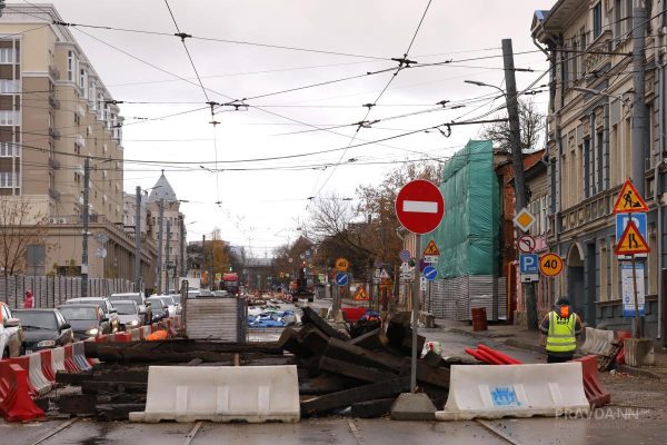 На Красносельской улице полностью обновили трамвайные пути