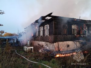 Мужчина погиб на пожаре в&nbsp;Урене