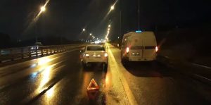 «Лада» и автомобиль полиции столкнулись на&nbsp;Бору