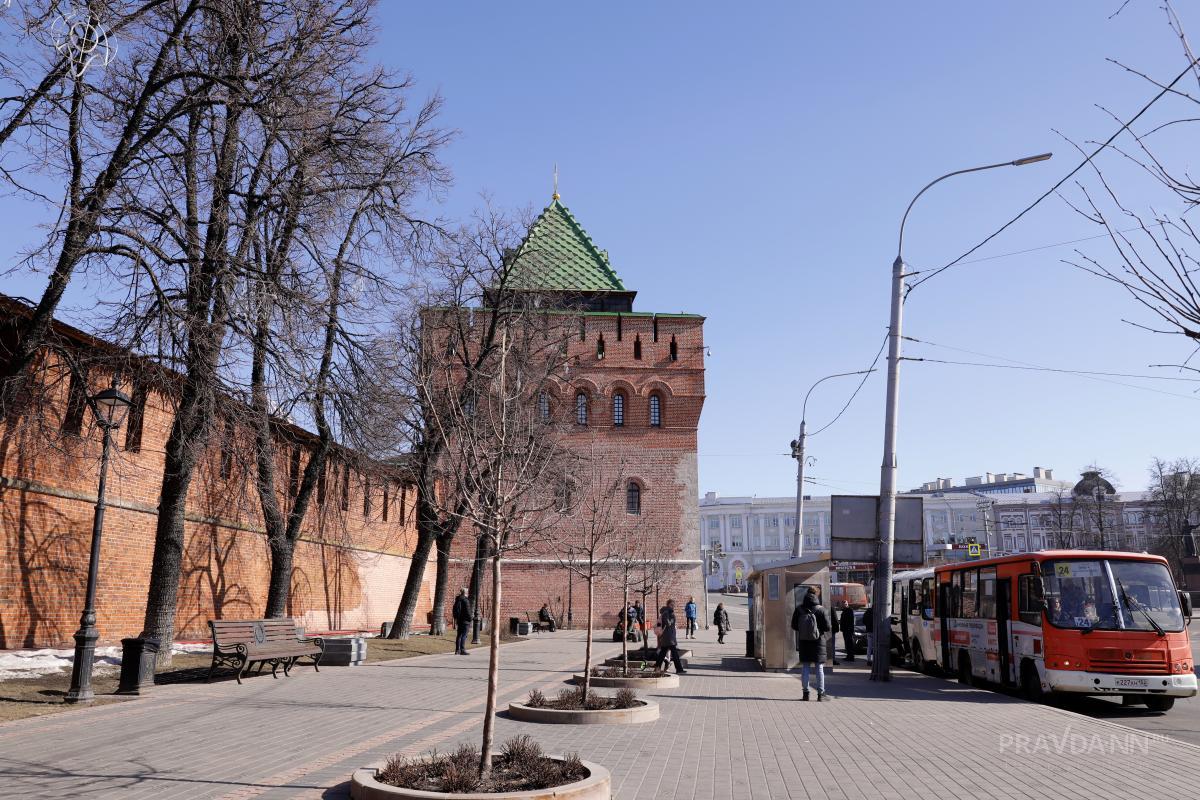 Круговой маршрут по стене Нижегородского кремля закрылся на зиму