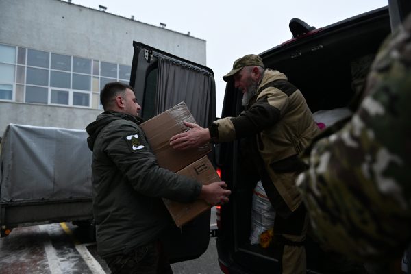 Партию гуманитарной помощи отправили из Дзержинска накануне Нового года