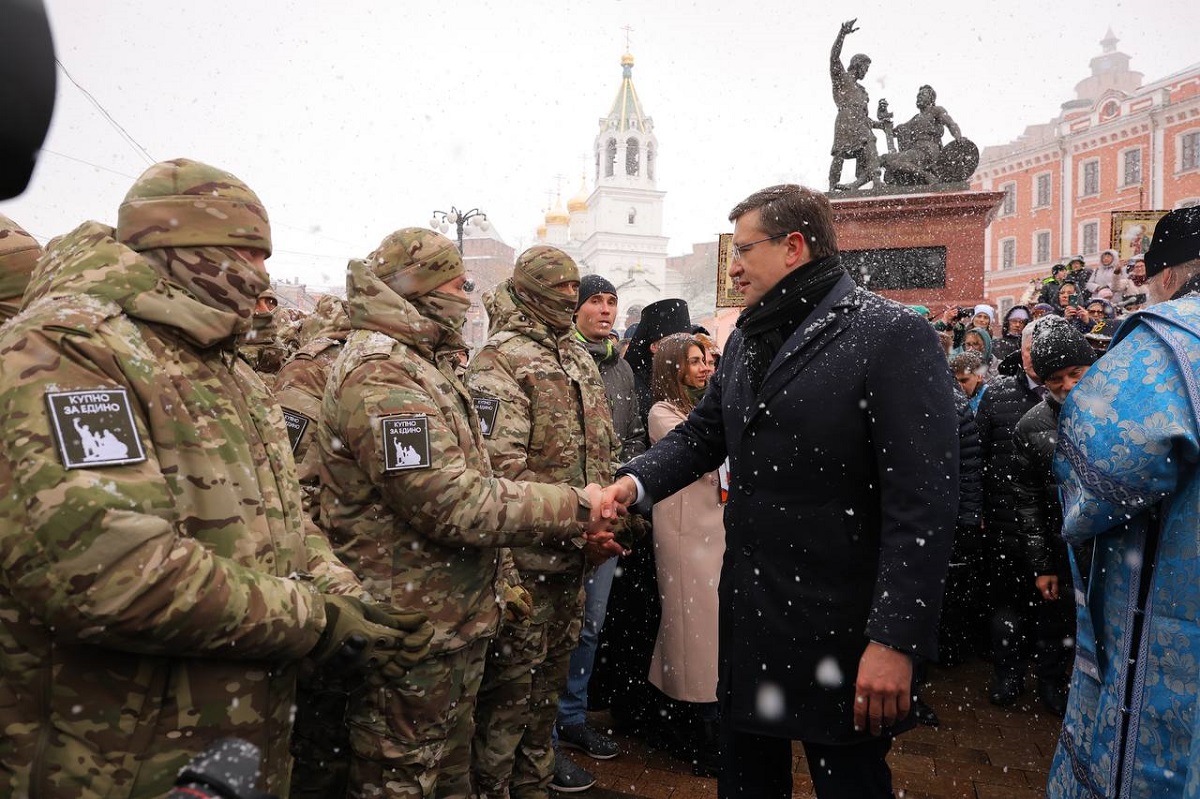 По словам Глеба Никитина, поддержка бойцов — приоритет