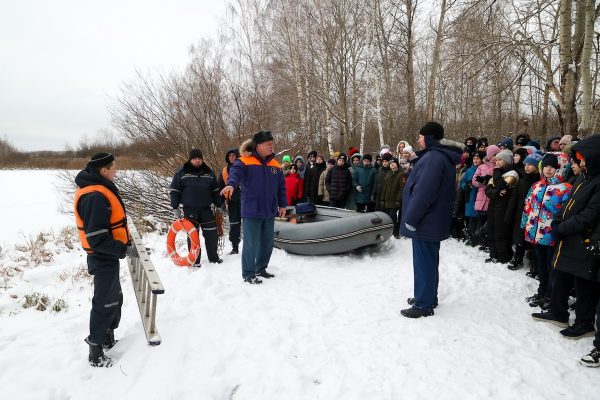 Для школьников провели урок по предупреждению несчастных случаев на водоемах