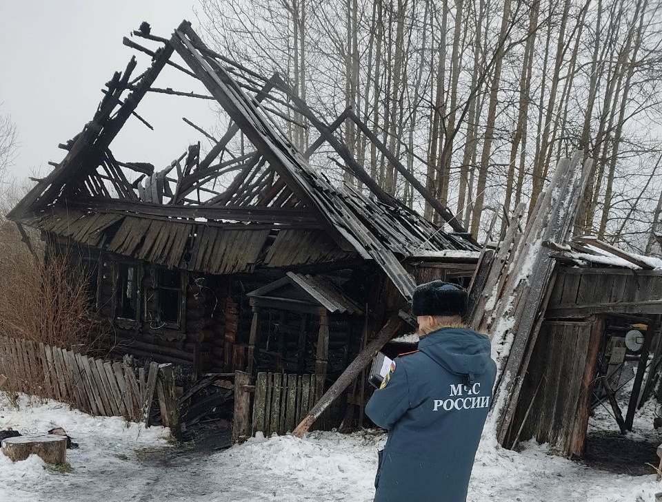 Мужчина погиб на пожаре в Выксунском районе