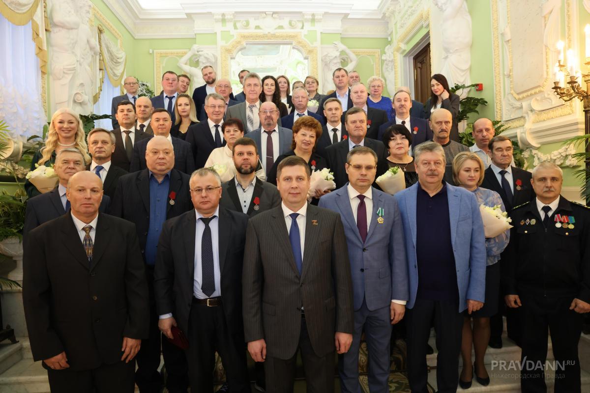 Опубликованы фото нижегородцев, получивших государственные награды