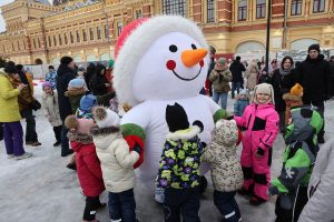 День снега отметили в Нижнем Новгороде