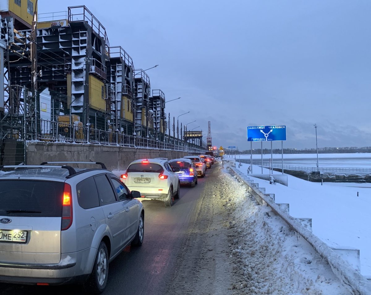 Интервальные ограничения движения на мосту Нижегородской ГЭС станут регулярными