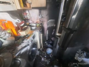В Богородске загорелась квартира из-за непотушенной сигареты