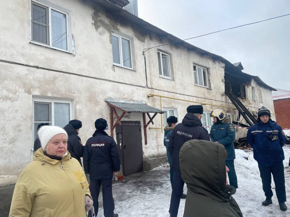 Жителям пострадавшего дома от взрыва в Богородске разрешили зайти в квартиры