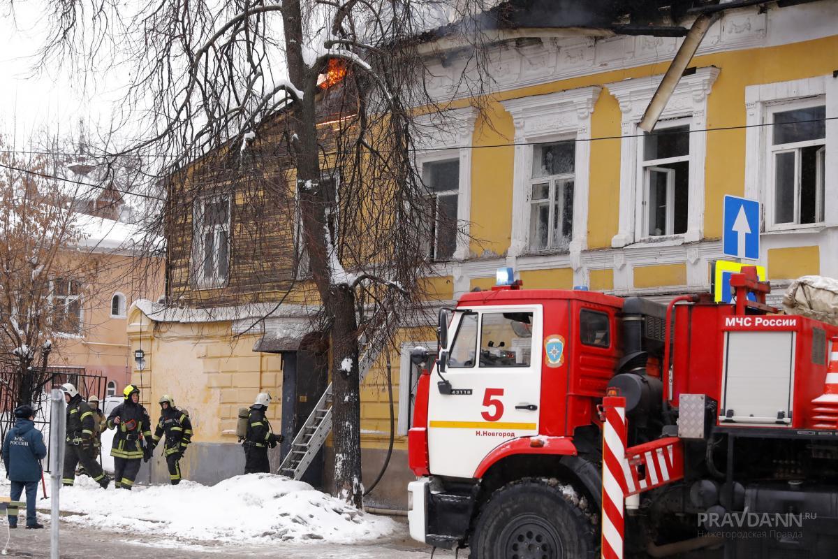 68 пожаров потушили в Нижегородской области в новогодние праздники