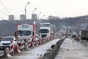 Капитальный ремонт путепровода у Мызинского моста