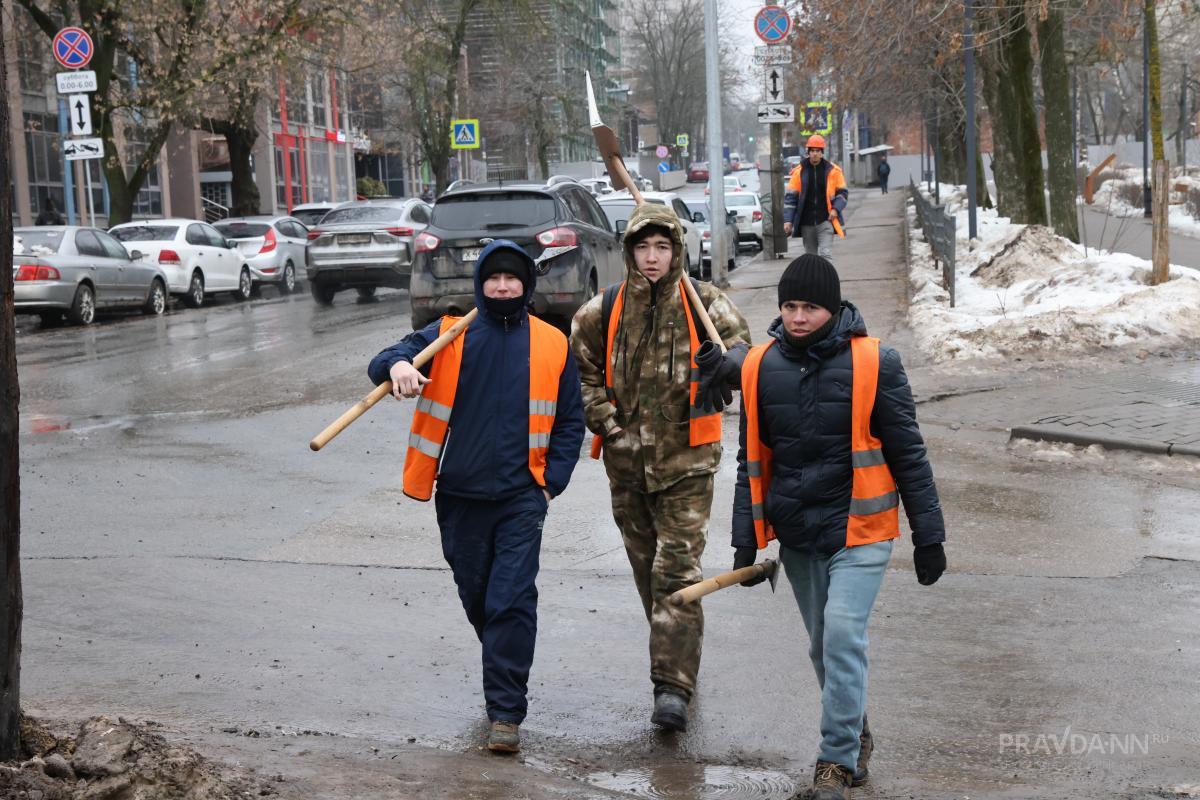 Январская оттепель в Нижнем Новгороде