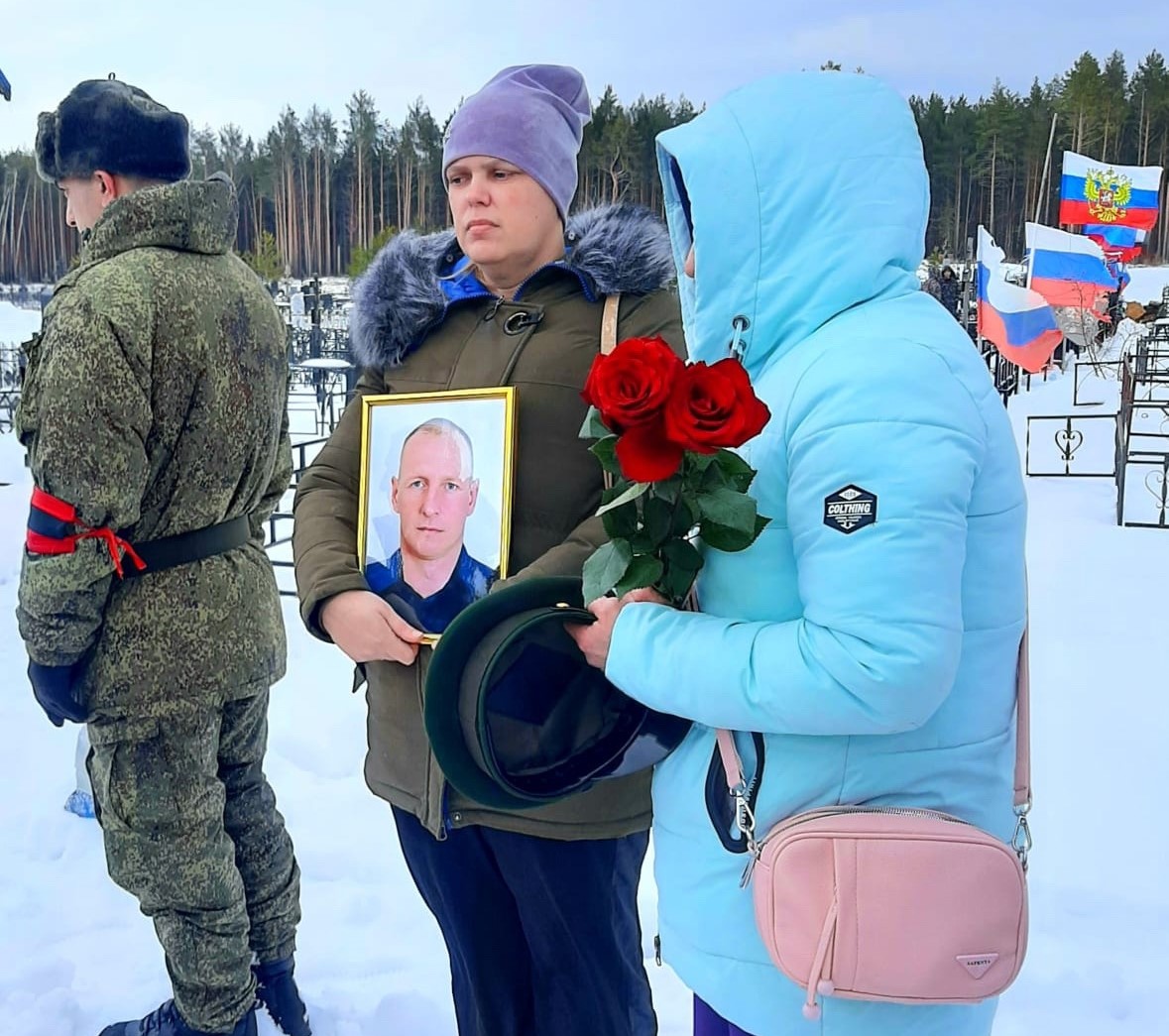 С погибшим в ходе СВО Станиславом Волковым простились в Сокольском районе