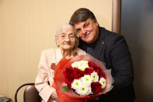 100-летний юбилей отпраздновала ветеран ВОВ Матрена Логинова в Дзержинске