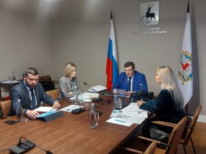 Глеб Никитин провел заседание рабочей группы совета глав субъектов РФ при МИД России по вопросам переселения иностранных граждан