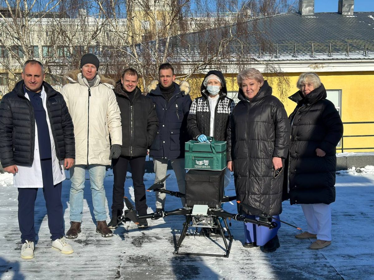 Перевозку биоматериалов с помощью дрона успешно испытали в Нижегородской области