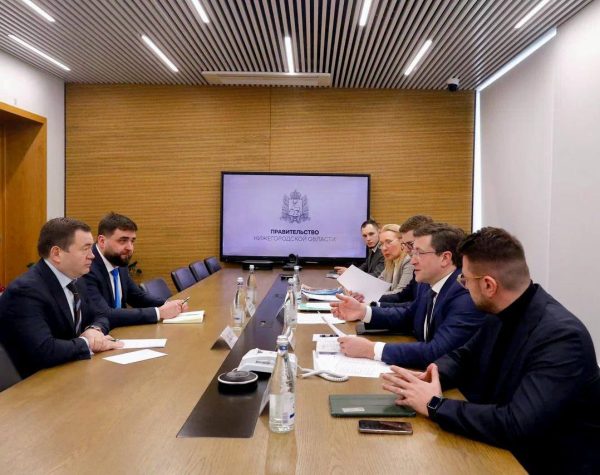 Глеб Никитин и Петр Фрадков обсудили развитие сотрудничества ПСБ и Нижегородской области