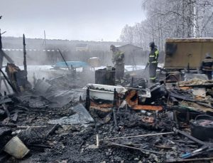 Нижегородец погиб при пожаре в бытовке в Городецком районе