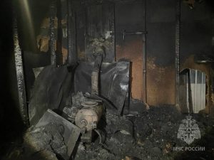 Нижегородец погиб при пожаре в бытовом вагончике в Павлово