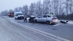 Три легковушки столкнулись в Дивеевском районе