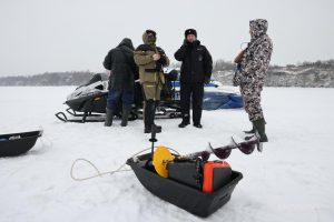 Рейд речной полиции на Горьковском водохранилище