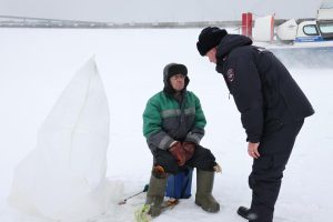 Рейд речной полиции на Горьковском водохранилище