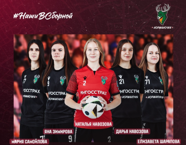 Пять футзалисток нижегородской «Норманочки» вызваны в сборную России