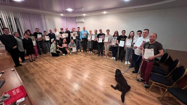 Курс «Школа мобильности» провели для тренеров, обучающих незрячих людей