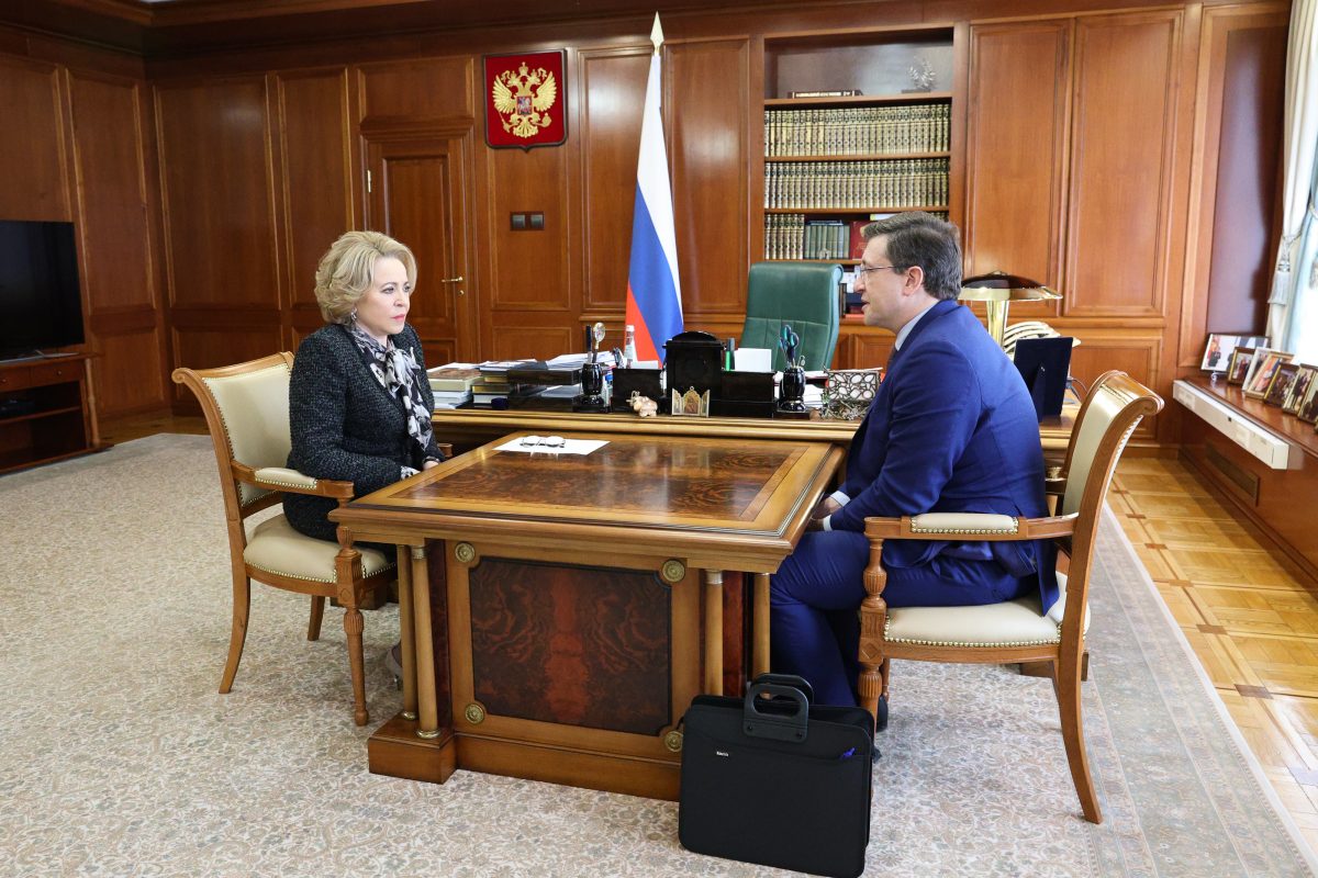 Валентина Матвиенко и Глеб Никитин обсудили развитие демографической политики