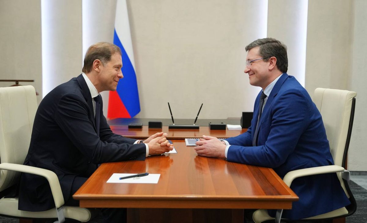 Глеб Никитин встретился с первым вице-премьером правительства Денисом Мантуровым