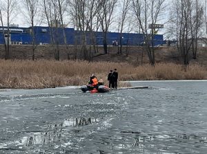 Двух подростков спасли со льда на Мещерском озере