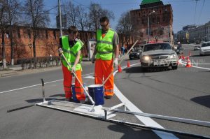 На 355 улицах Нижнего Новгорода восстановят дорожную разметку