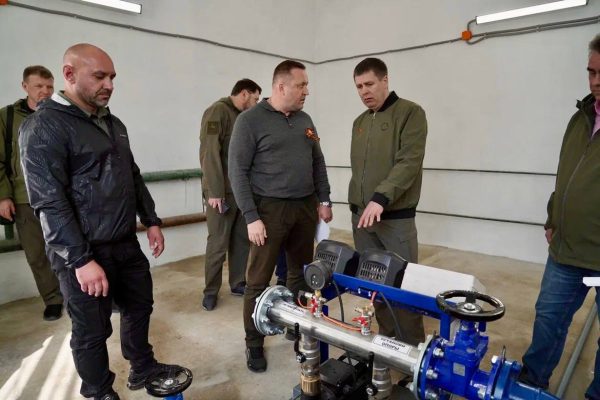 Андрей Гнеушев оценил ход работ по восстановлению подшефных территорий в ДНР