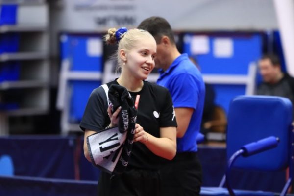 Влада Воронина выиграла всероссийский турнир по настольному теннису