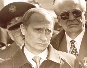 Президент России Владимир Путин и Владимир Лузянин