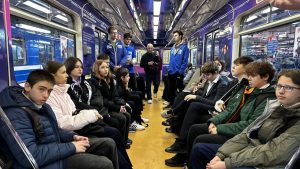В Нижнем Новгороде представили обновлённый вагон к 40-летию метрополитена