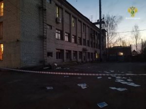 Опубликованы фотографии с места взрыва газа в почтовом отделении в Перевозе