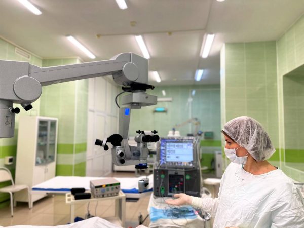 Новый цифровой микроскоп показали в областной больнице им. Семашко