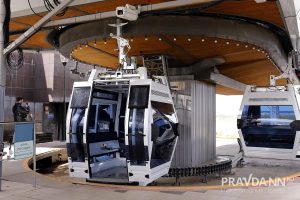 Одну тысячу человек в час сможет перевозить обновленная канатная дорога