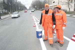 Дорожную разметку начали наносить на дорогах Нижегородской области