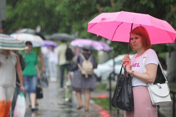 Облачная и дождливая погода придет в Нижний Новгород на этой неделе