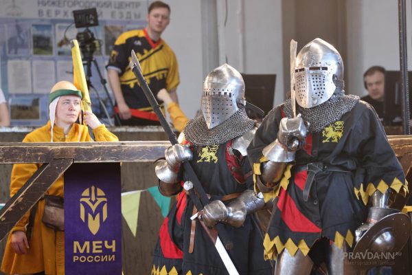 Опубликованы фото с рыцарского турнира «Стальной Медведь» в Нижнем Новгороде